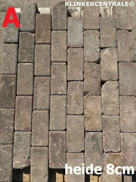 Partijen betonklinkers 8-10cm heide antraciet grijs bkk bss, Tuin en Terras, Tegels en Klinkers, Bij dit gebruikte product niet te achterhalen