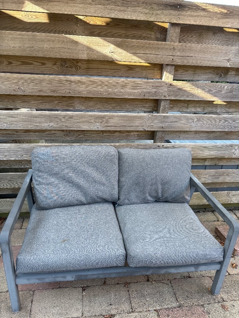 Loungebank, Tuin en Terras, Ophalen, Gebruikt, Aluminium