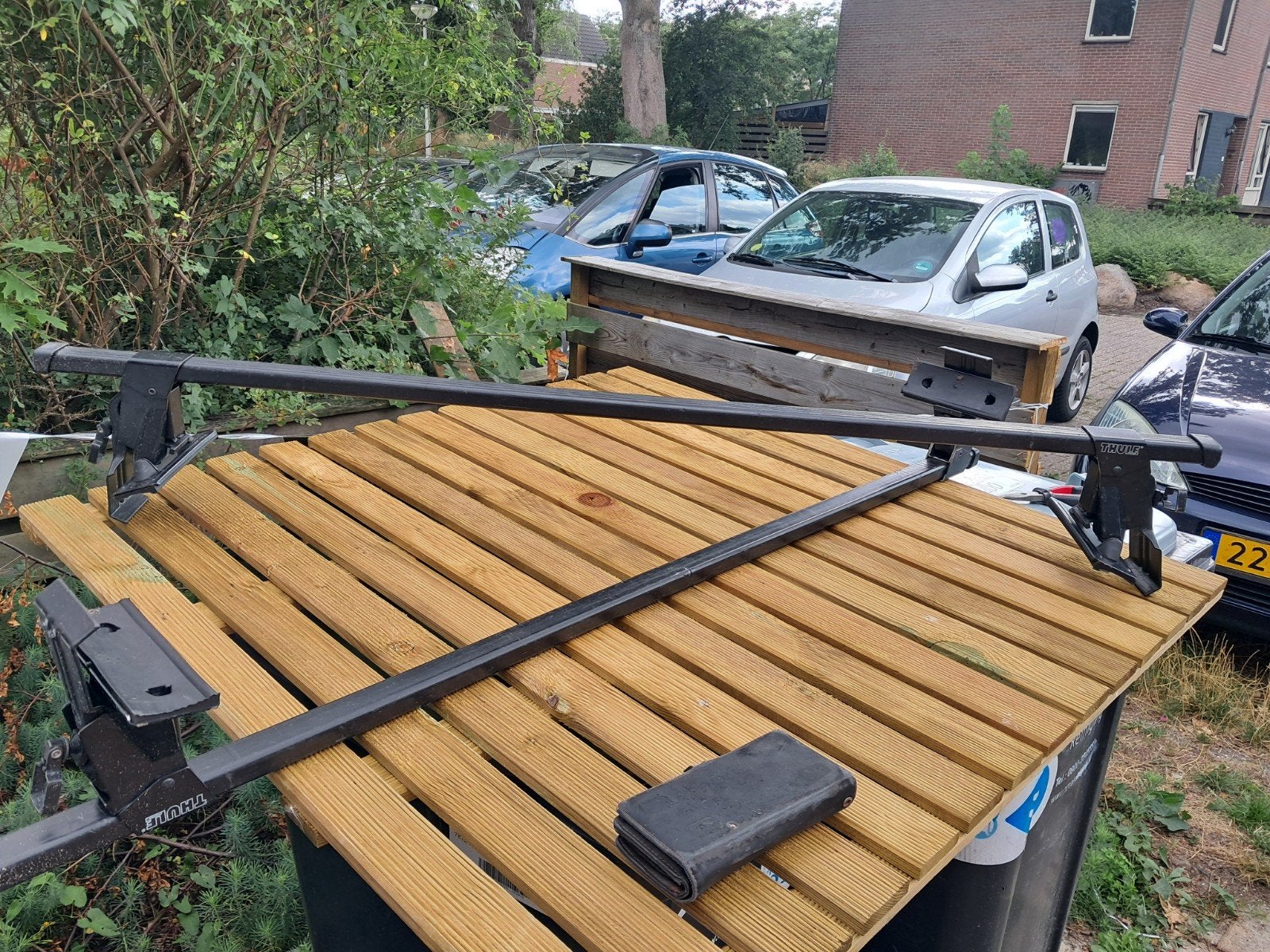 Thule dakdragers voor auto zonder rail of goot, Ophalen of Verzenden, Gebruikt