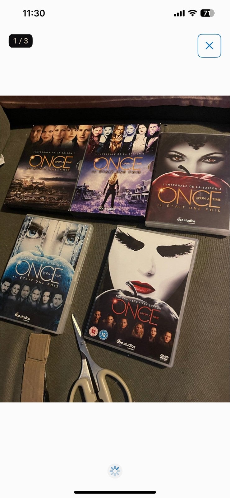 Once Upon a Time DVD Boxsets Seizoen 1, 2, 3, 4, 5, Seizoen 1, Nederlands, Science Fiction en Fantasy, Ophalen of Verzenden