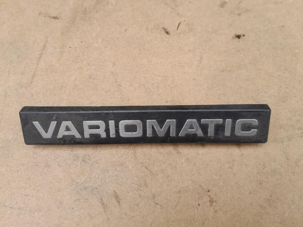 Logo / Embleem - VARIOMATIC - voor de Liefhebber - Gebruikt, Verzenden