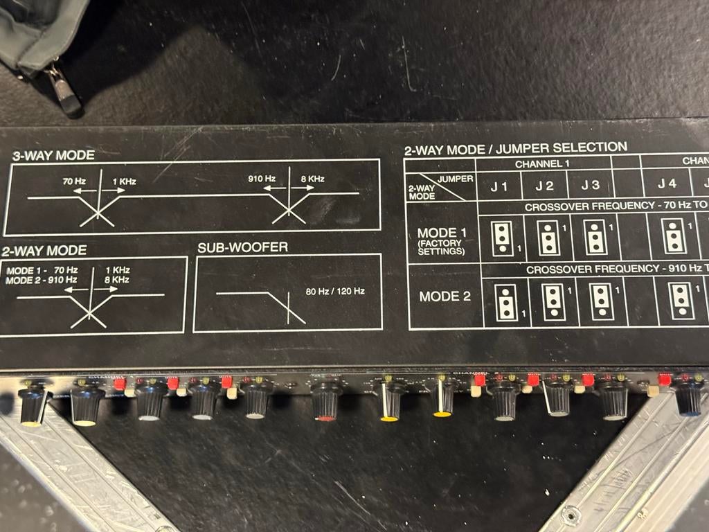 Professionele 2-weg/3-weg Crossover voor Audio Systemen, Ophalen of Verzenden, Gebruikt, Minder dan 5 kanalen
