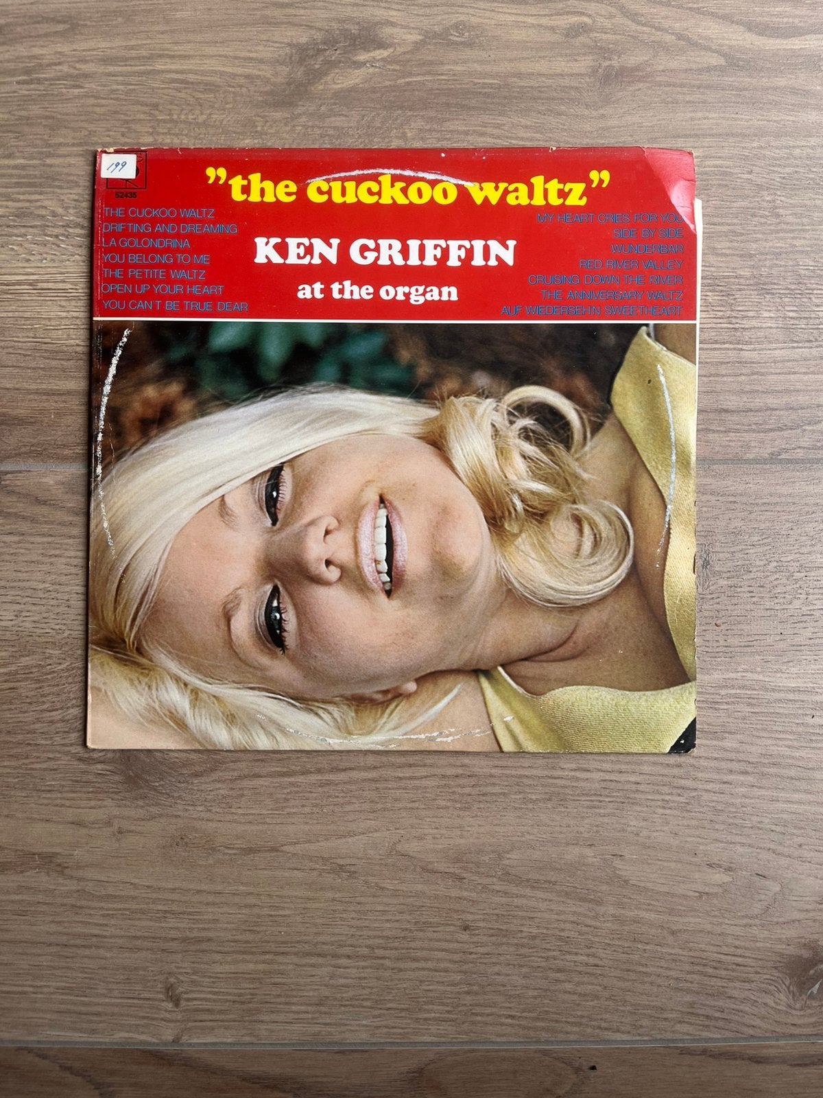 LP the cuckoo waltz ken griffon at the organ, Ophalen of Verzenden, Zo goed als nieuw