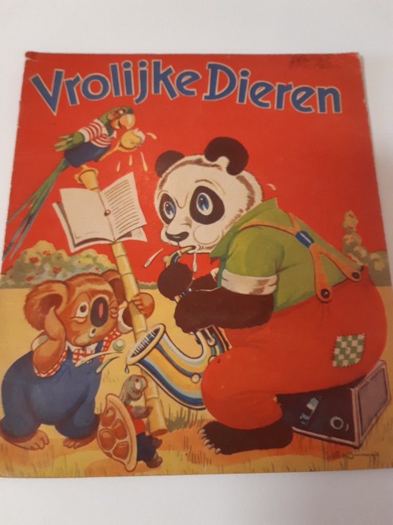 Partij van 9 Vintage Stripboeken o.a. Asterix, Mickey Mouse, Meerdere stripboeken, Ophalen of Verzenden, Gelezen, Diverse auteurs