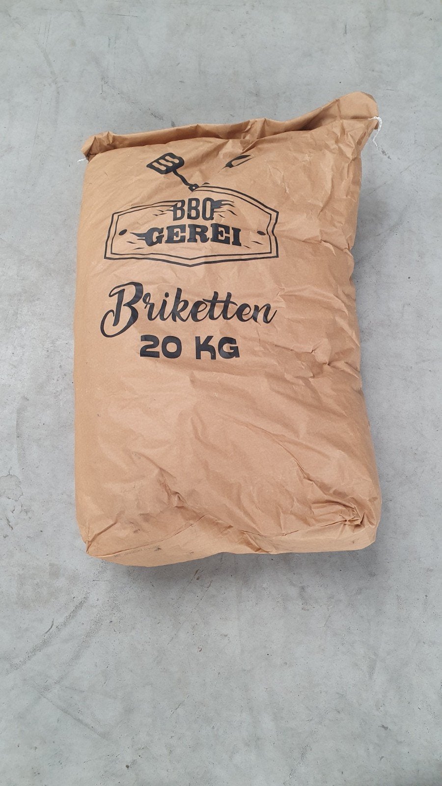 Zak 20 kg houtskool briketten bbq grillen, Ophalen
