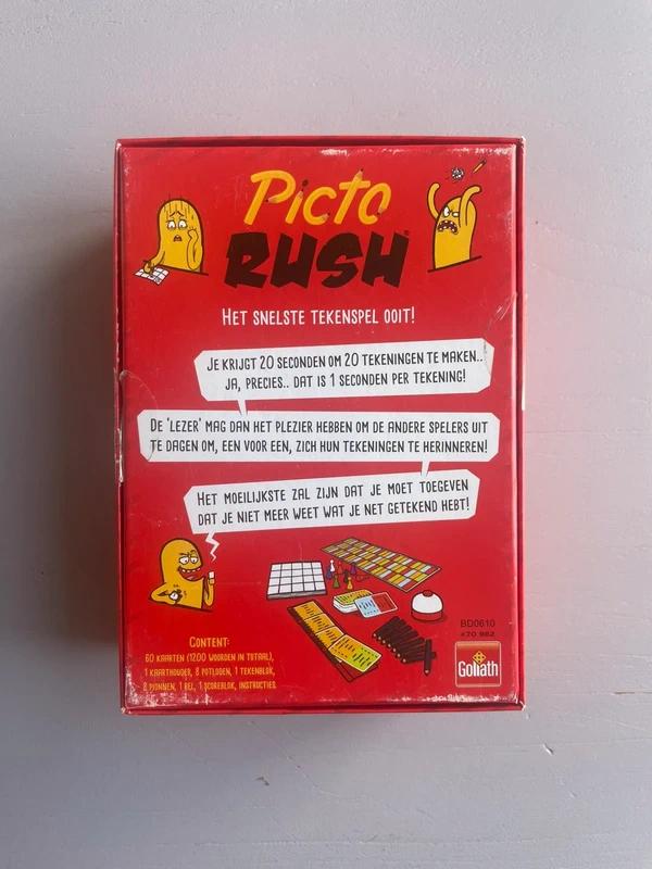 Picto Rush: Het Snelste Tekenspel Ooit! (ongespeeld), Vijf spelers of meer, Ophalen of Verzenden, Nieuw, Goliath