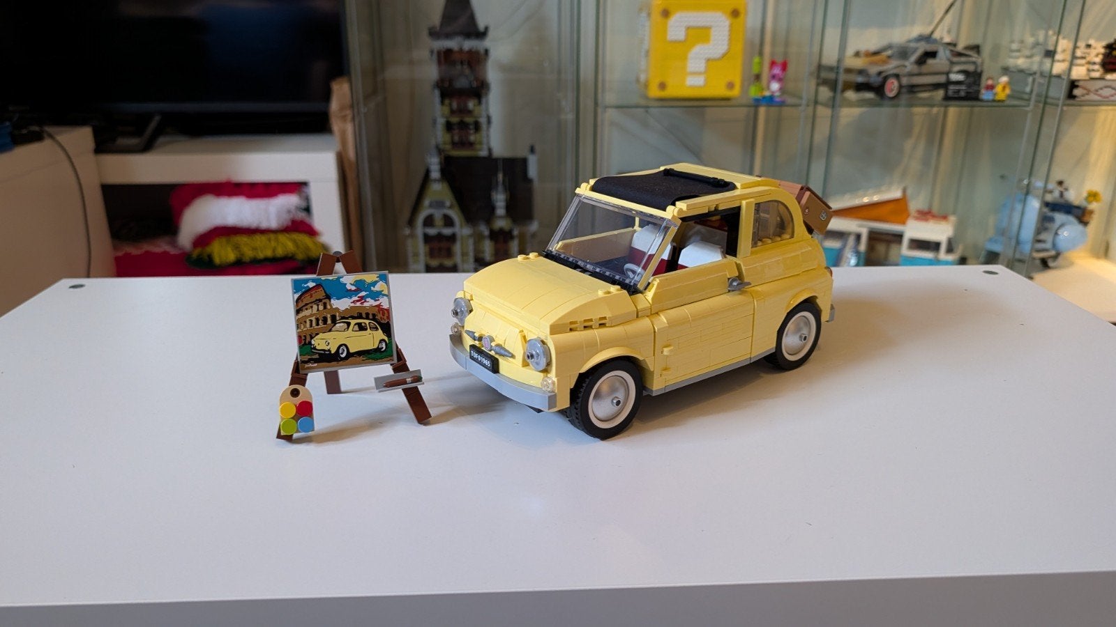Lego Creator Expert Fiat 500 (10271) - Zo goed als nieuw, Auto, Groter dan 1:32, Zo goed als nieuw, Ophalen