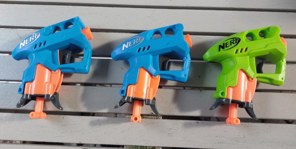 Set van 3 Nerf Fire Blasters, Kinderen en Baby's, Speelgoed | Buiten | Actiespeelgoed, Ophalen, Zo goed als nieuw
