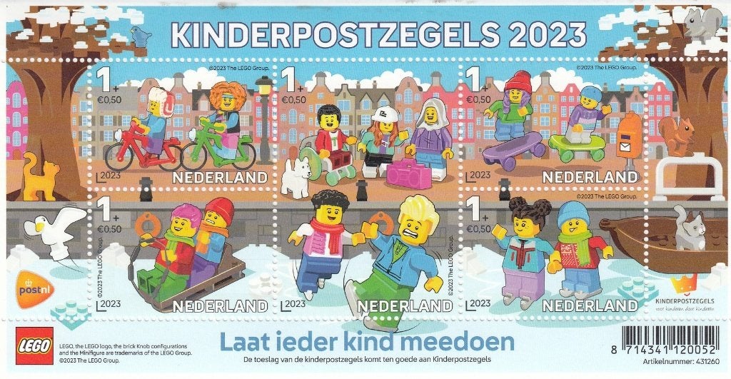 Nederland 11.50.3- 2023- SET Kinderpostzegels- LEGO- P + G, Verzenden, Na 1940, Postfris