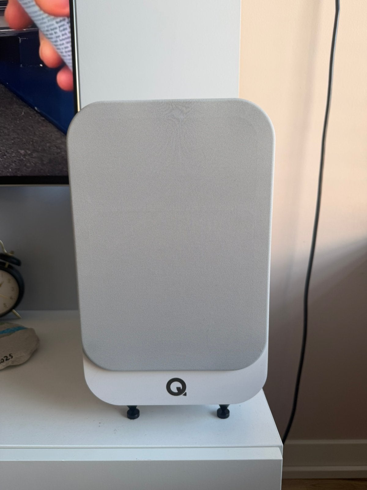 Q Acoustics 2x 3030i, 2x 3020i incl stands en 1x 3090ci, Zo goed als nieuw, 60 tot 120 watt, Basreflex, Boekenplank luidspreker