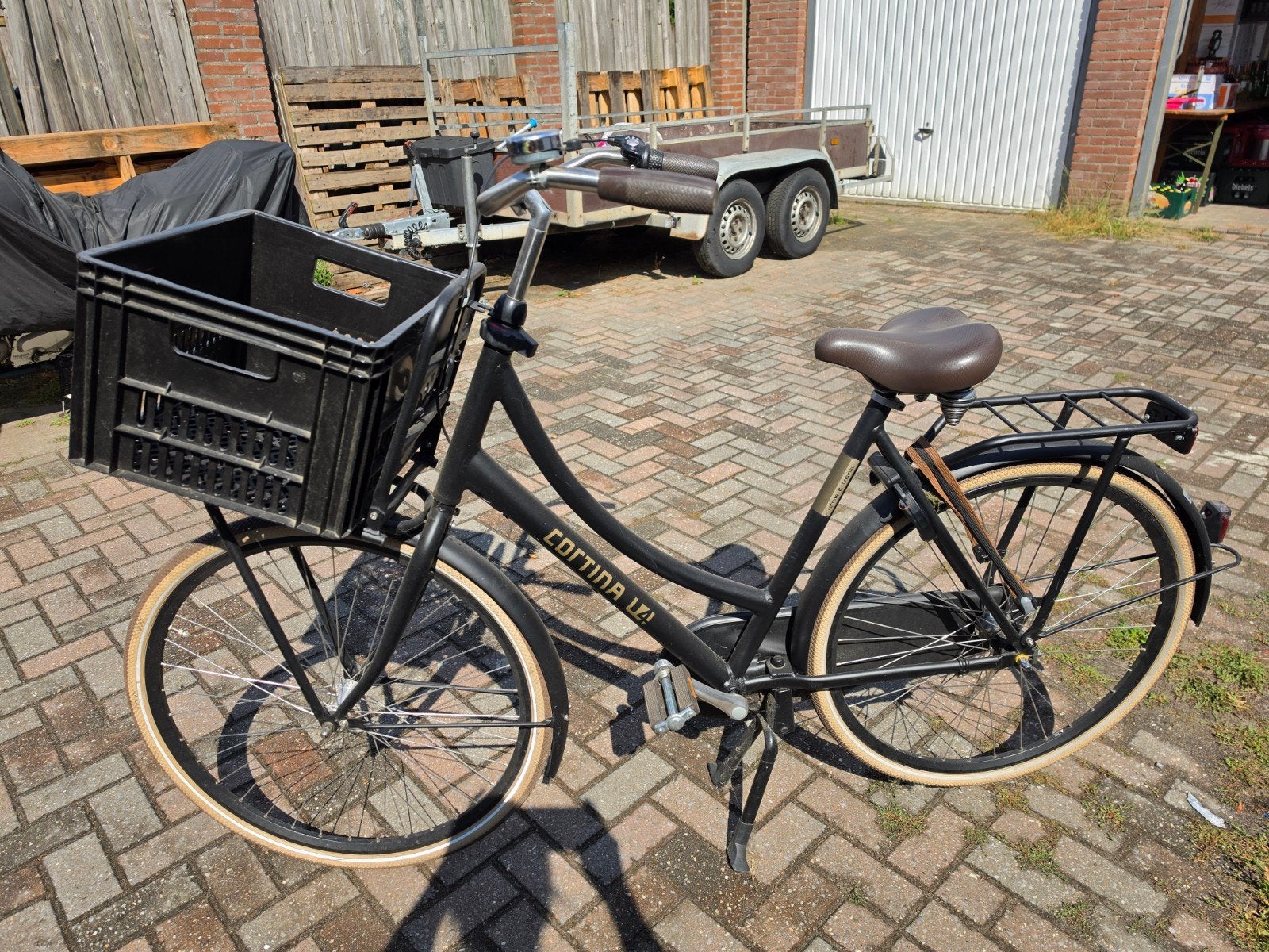 cortina dames fiets 28 inch., Ophalen, Terugtraprem, Cortina U4 transportfiets, Versnellingen
