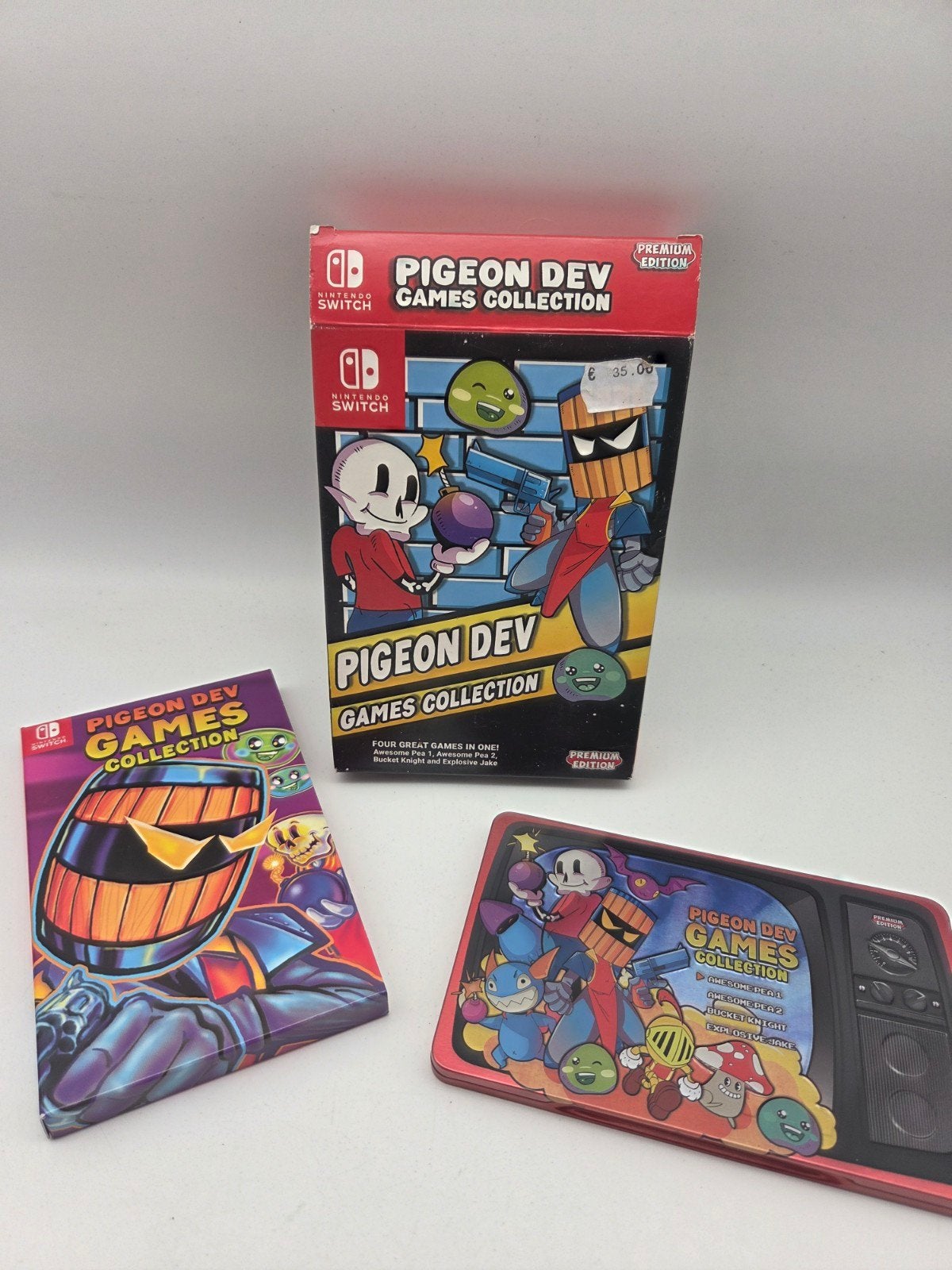 Pigeon Dev Games Collection Nintendo Switch Premium Edition, Onbekend, Zo goed als nieuw, Onbekend, Pigeon Dev