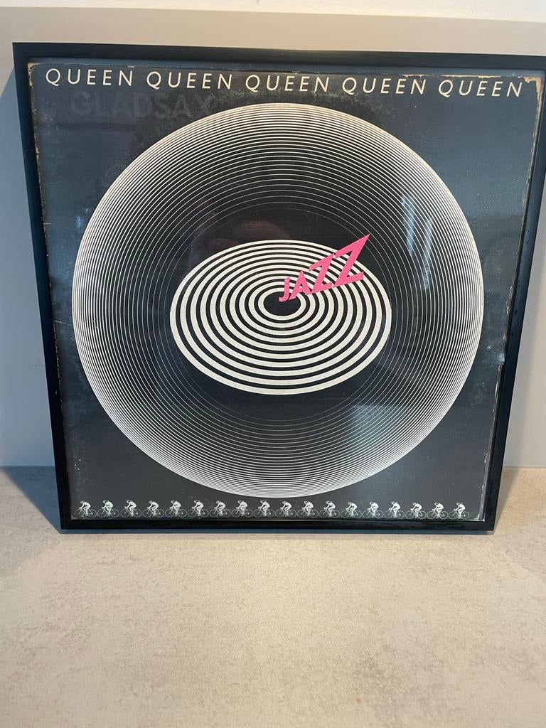 Ingelijste LP's: The Beatles & Queen - Decoratieve Kunst, Ophalen of Verzenden, Gebruikt, 12 inch, Poprock