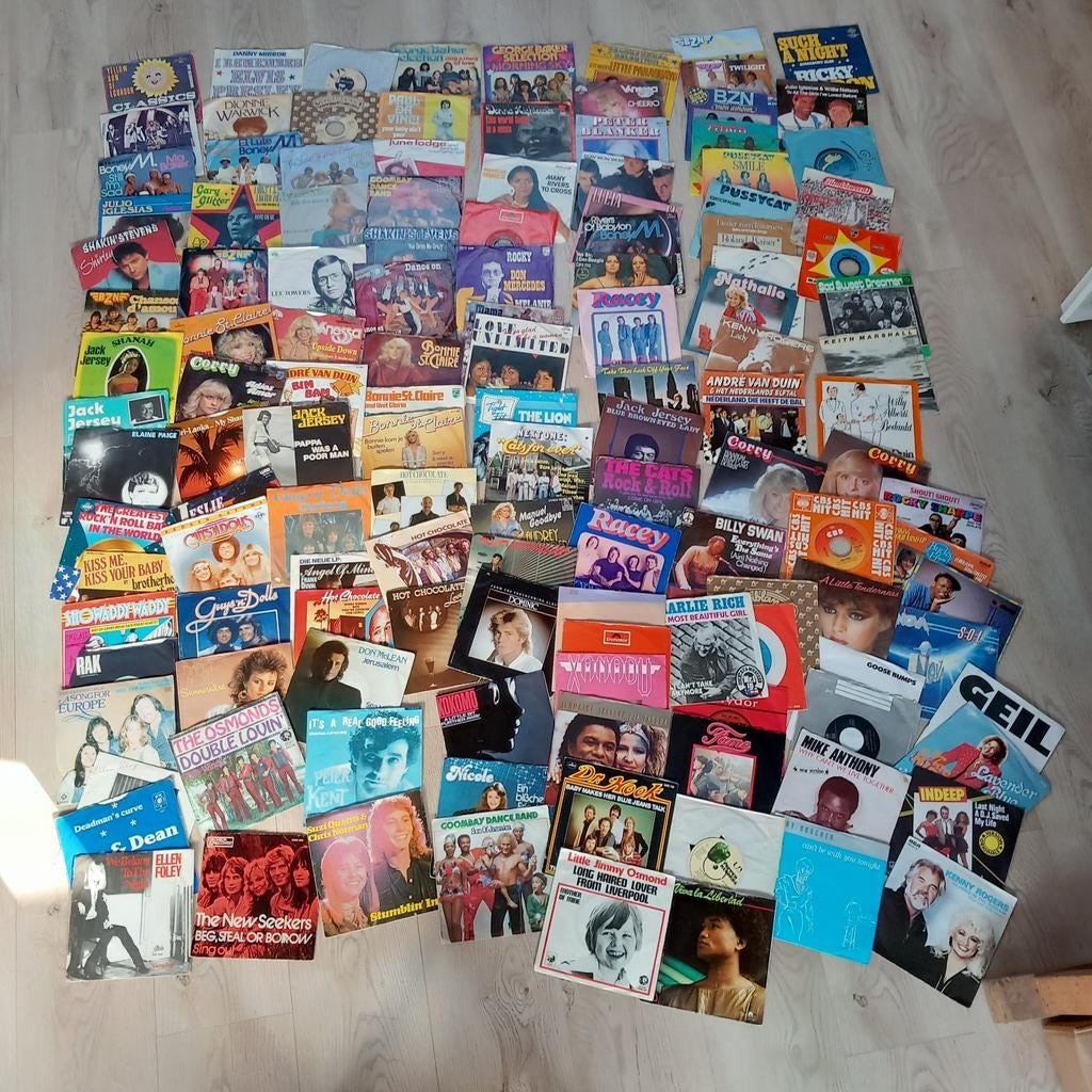 163 singles in 1 koop, Cd's en Dvd's, Vinyl Singles, Ophalen of Verzenden, Gebruikt, Pop