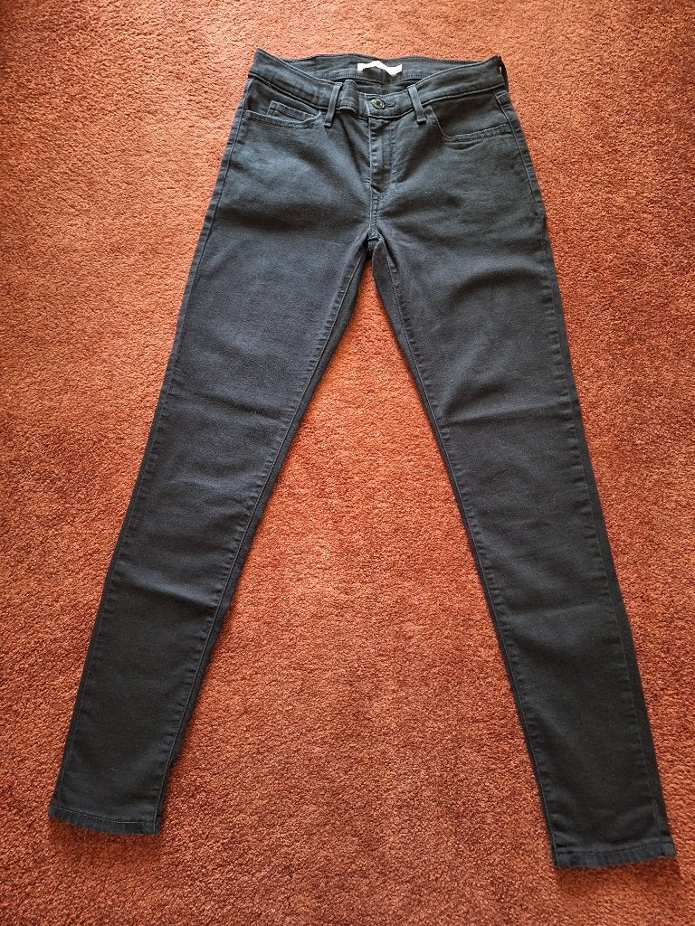Levi's skinny jeans 710 maat 27/30, Kleding | Dames, Zwart, Ophalen of Verzenden, Zo goed als nieuw, W27 (confectie 34) of kleiner
