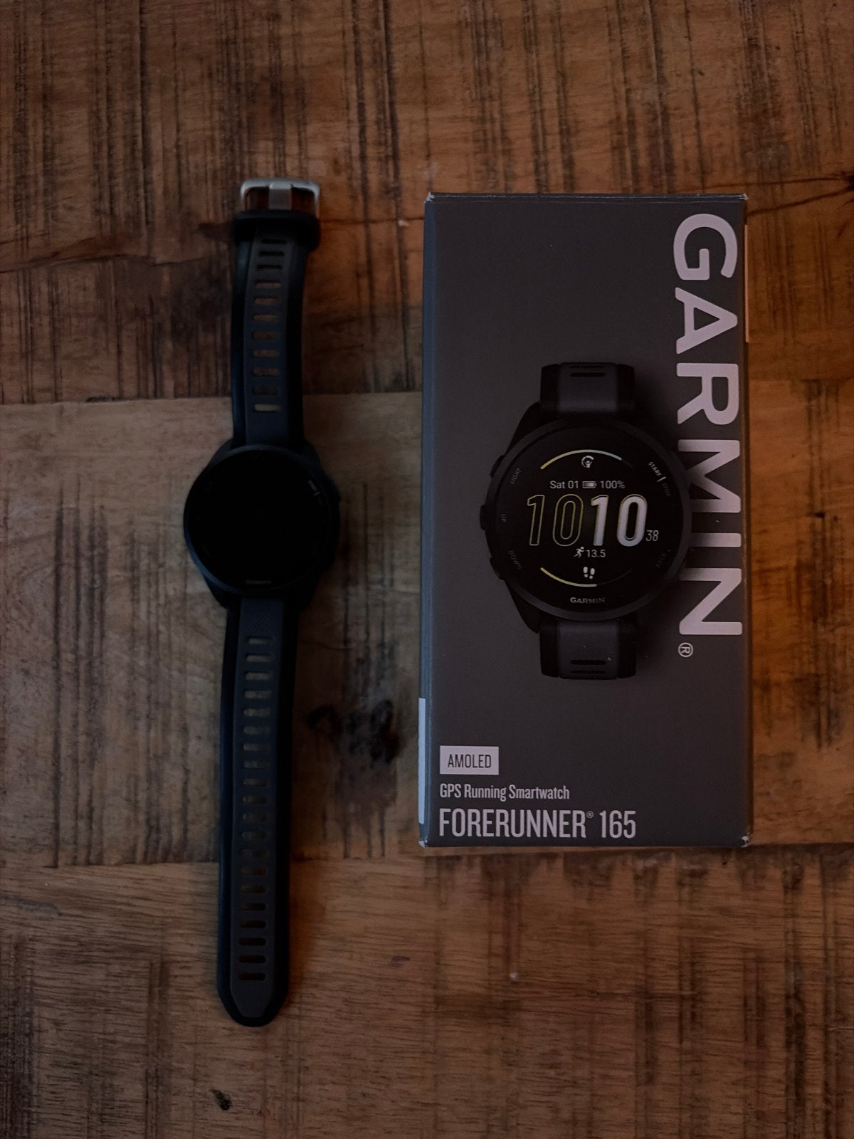 Garmin Forerunner 165 GPS Running Smartwatch Zwart, Sieraden, Tassen en Uiterlijk, Sporthorloges, Afstand, Zwart, Ophalen of Verzenden