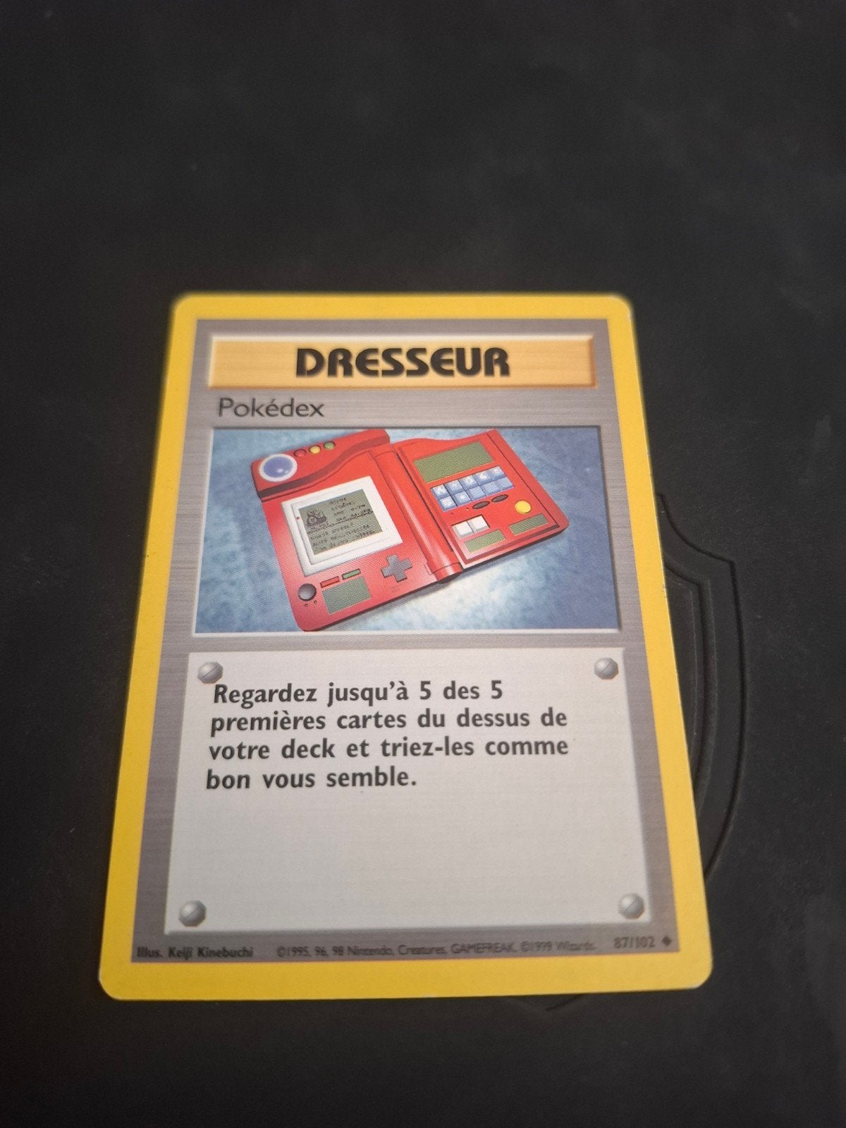 Pokémon Pokedex Trainer Kaart 87/102 (Frans), Hobby en Vrije tijd, Verzamelkaartspellen | Pokémon, Ophalen of Verzenden, Gebruikt