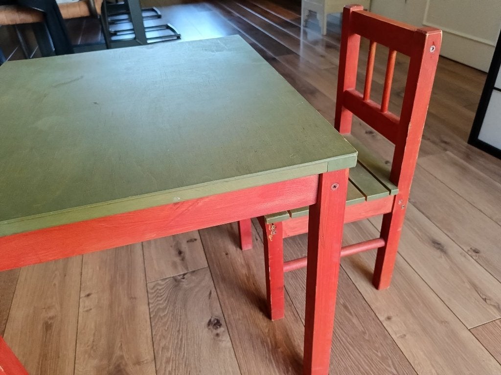 kinder tafeltje, Ophalen, Gebruikt, Tafel(s) en Stoel(en)