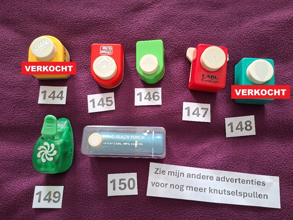 Ponsen (nr 144 t/m 150), Ophalen of Verzenden, Overige thema's, Overige typen