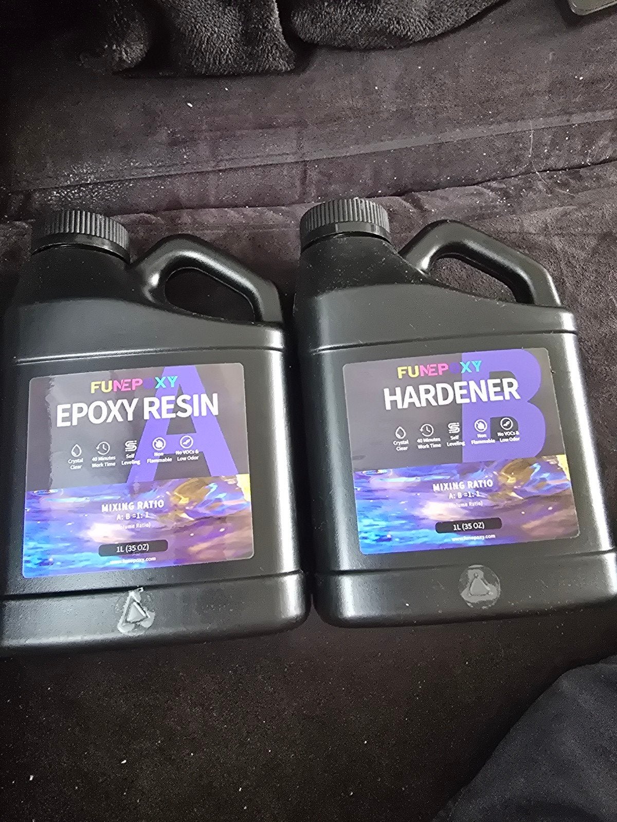 FUNEP XY Epoxy Hars en Harder Set - 2x 1L, Ophalen of Verzenden, Nieuw