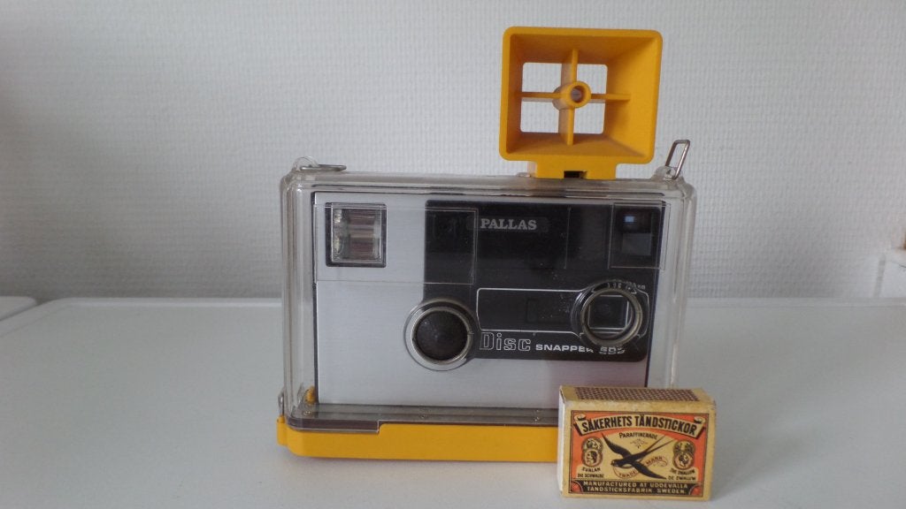Disc camera, PALLAS, Disc SNAPPER 500 (1982/95)-(#9239), Ophalen of Verzenden, Gebruikt, Compact, Overige Merken