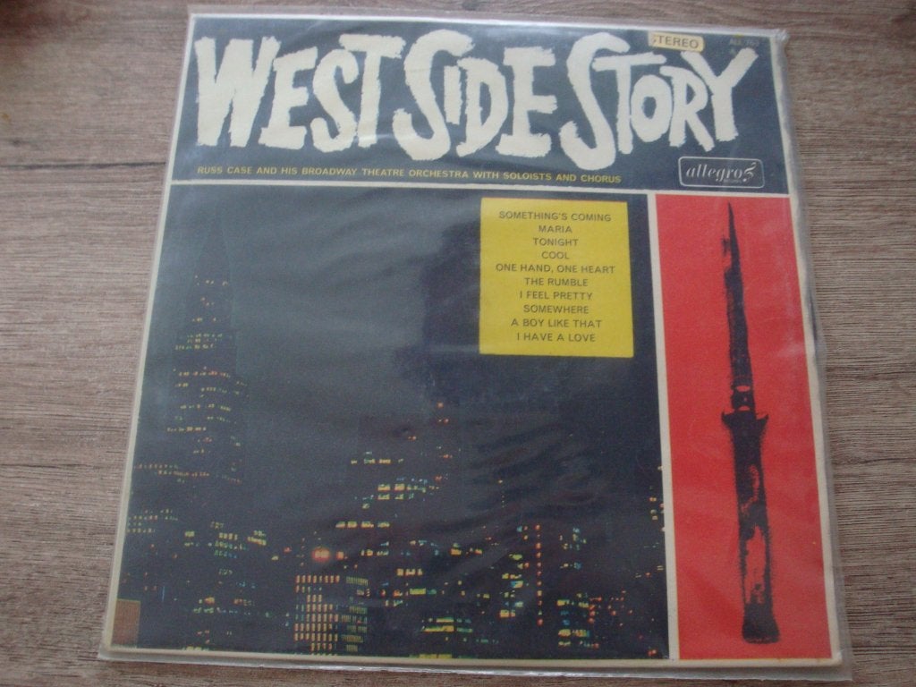 west side story, Cd's en Dvd's, Vinyl | Filmmuziek en Soundtracks, Ophalen of Verzenden, Gebruikt, 12 inch