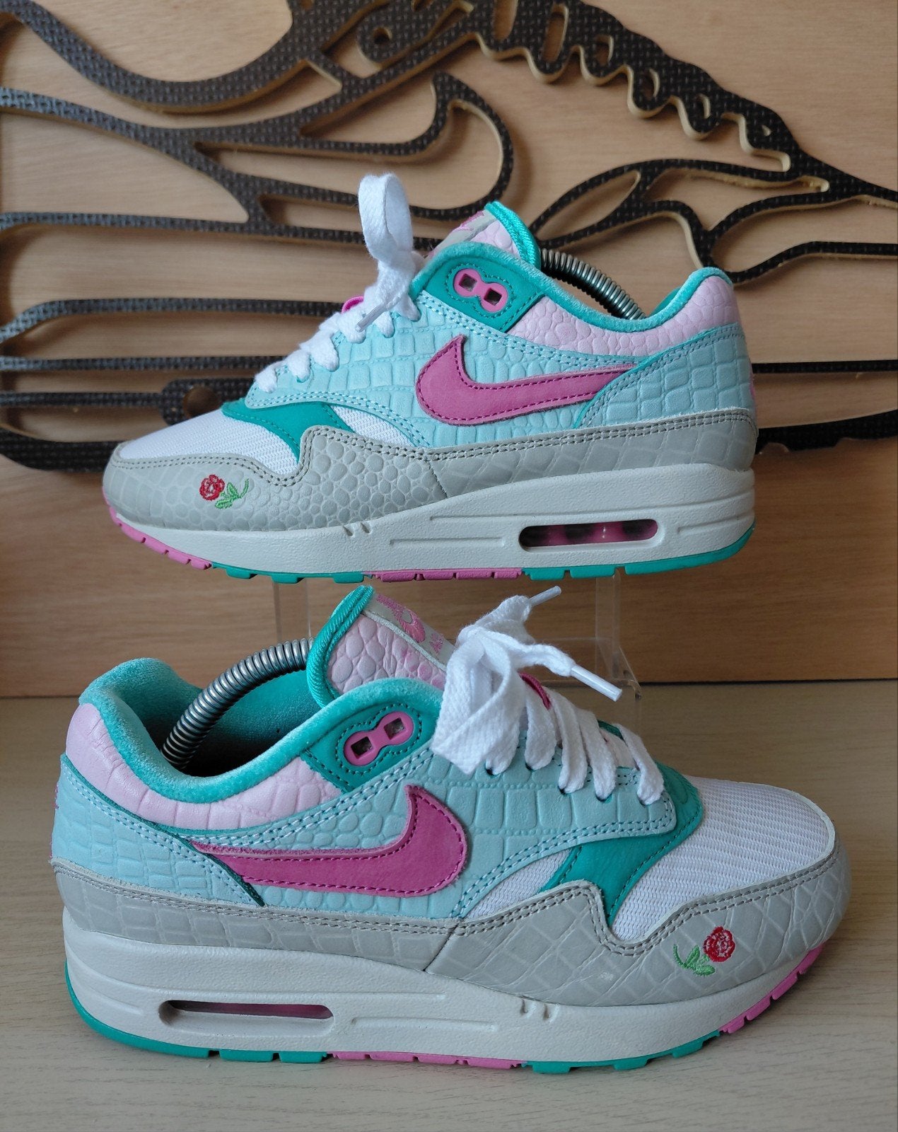 Nike air max 1 Nike By You, Verzenden, Zo goed als nieuw, Sneakers of Gympen
