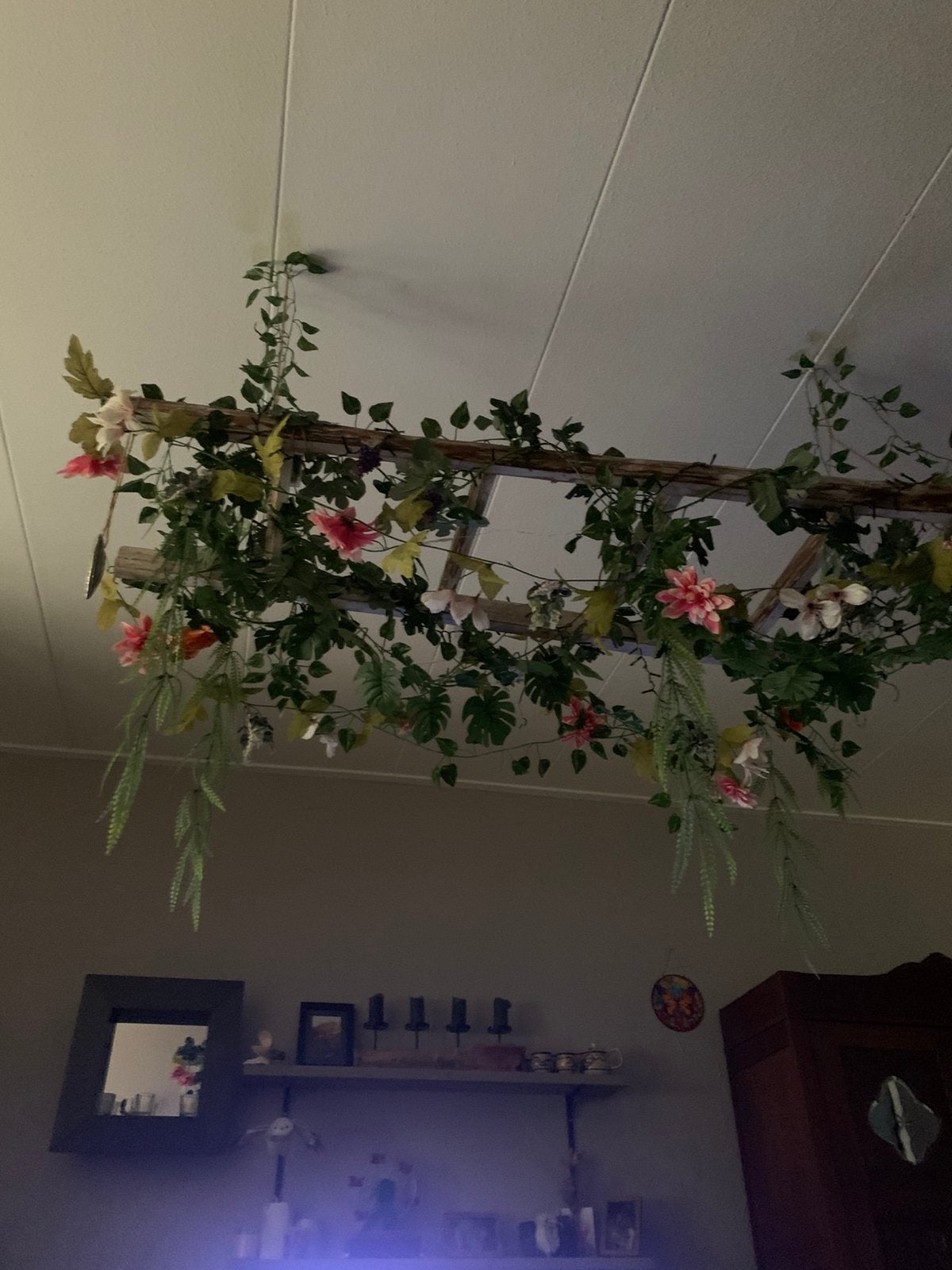 Plafond decoratie met verlichting., Ophalen, Zo goed als nieuw