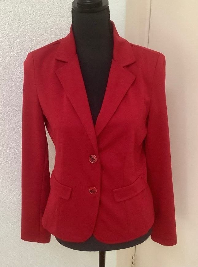 Mooie rode blazer van Enjoy maat 38/40, ZGAN, Ophalen of Verzenden, Zo goed als nieuw, Maat 38/40 (M), Rood
