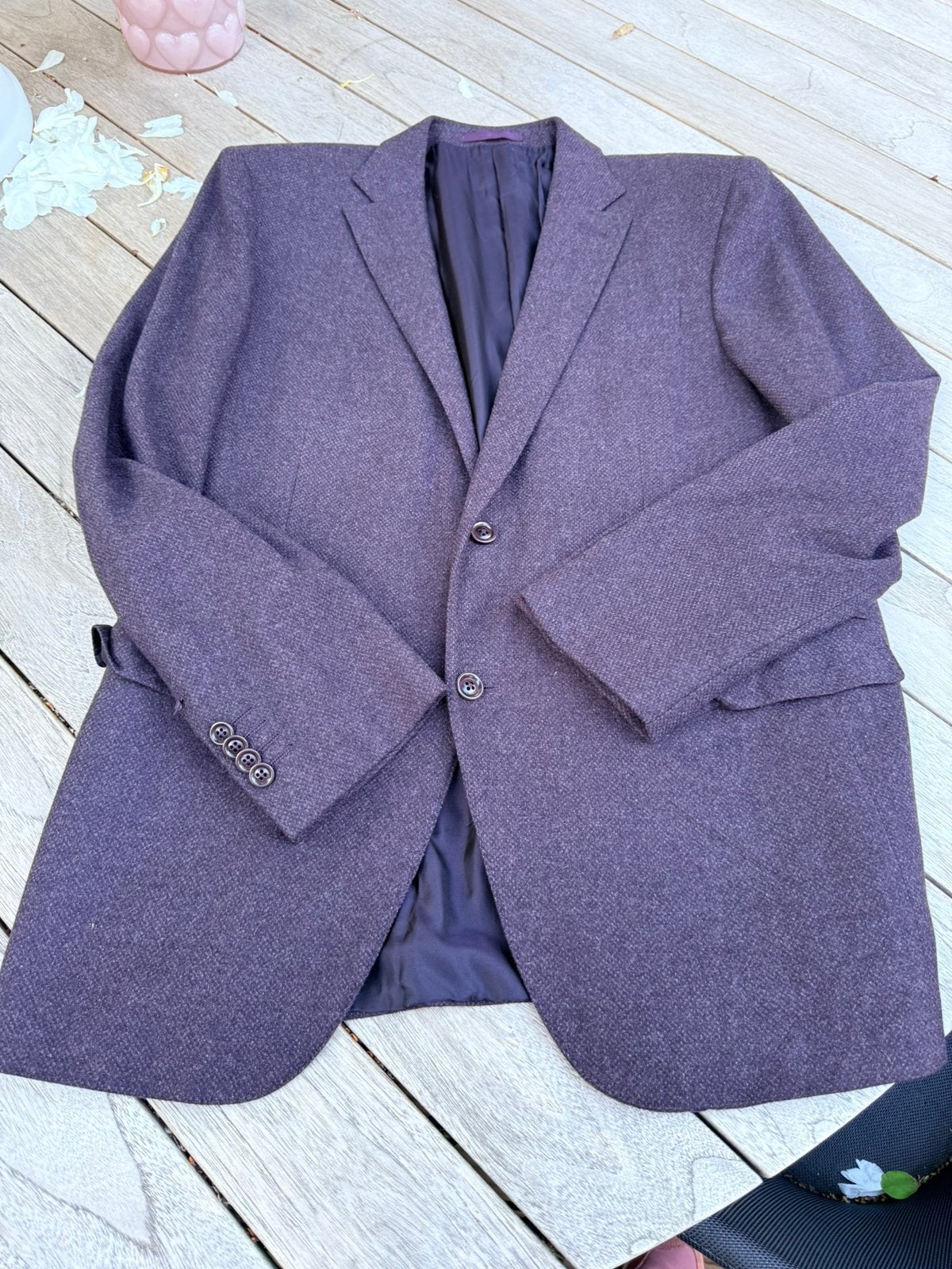 Ermene Gildo Zegna Trofeo Cashmere colbert mt 54 zgan, Ophalen, Zo goed als nieuw, Maat 52/54 (L), Blauw