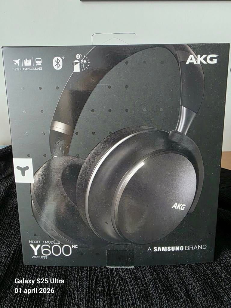 AKG Y600 NC Draadloze Koptelefoon - Nieuw in Doos, Audio, Tv en Foto, Koptelefoons, Ophalen of Verzenden, Nieuw, Overige merken