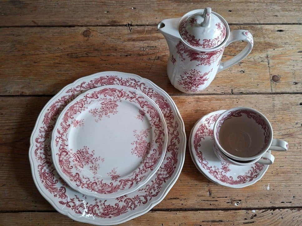 Villeroy en boch, Valaria servies roze, Ophalen of Verzenden