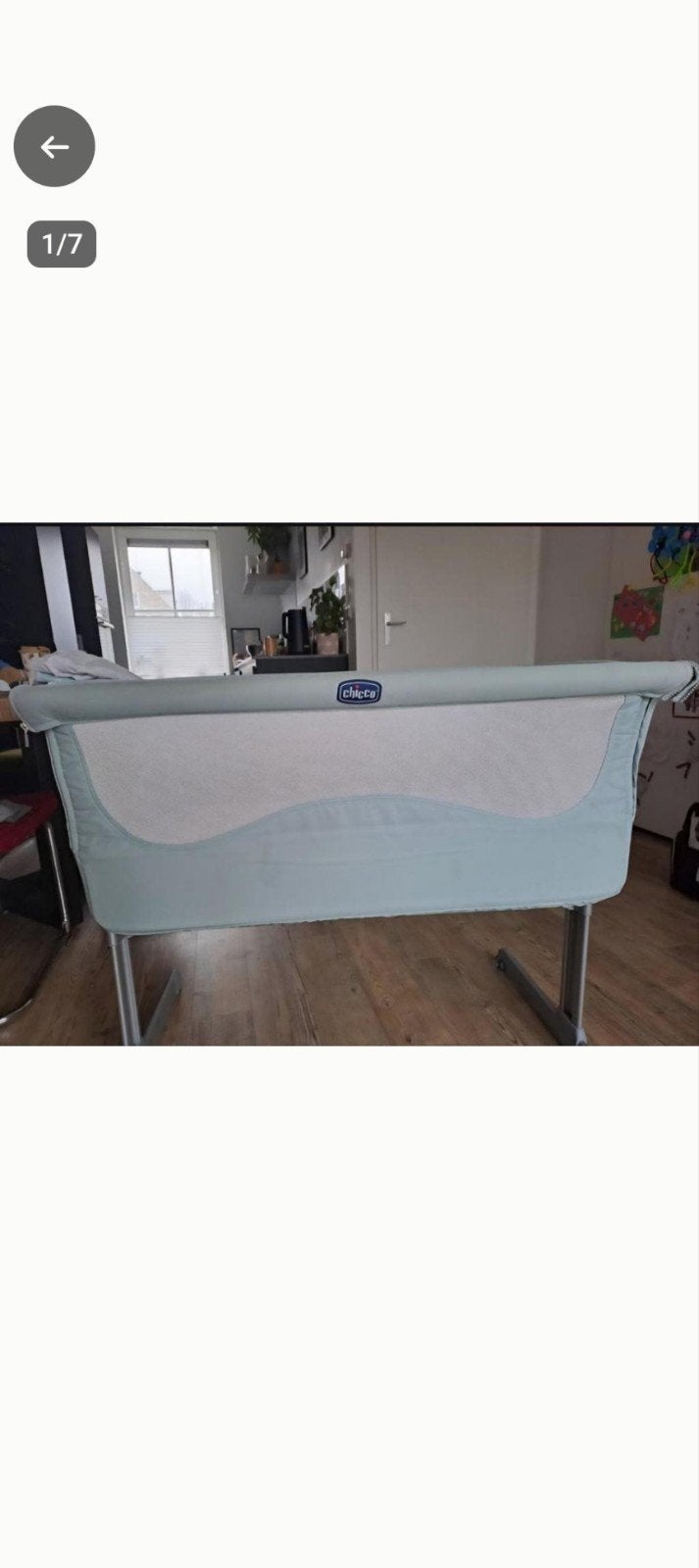 Chicco Next2Me Co-sleeper - Goede staat, compleet!, Ophalen, Zo goed als nieuw, Wieg