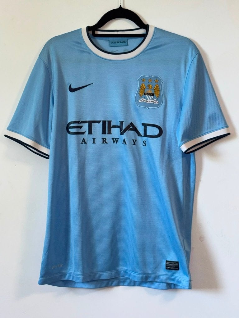 Origineel Manchester City 2013-14 Thuis shirt - Maat M, Overige kleuren, Maat 48/50 (M), Nike, Ophalen of Verzenden