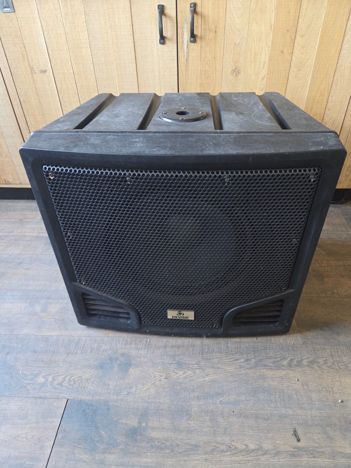 Devine Onyx 15SA 15 inch actieve subwoofer, Gebruikt, Subwoofer, AUX-ingang, Ophalen