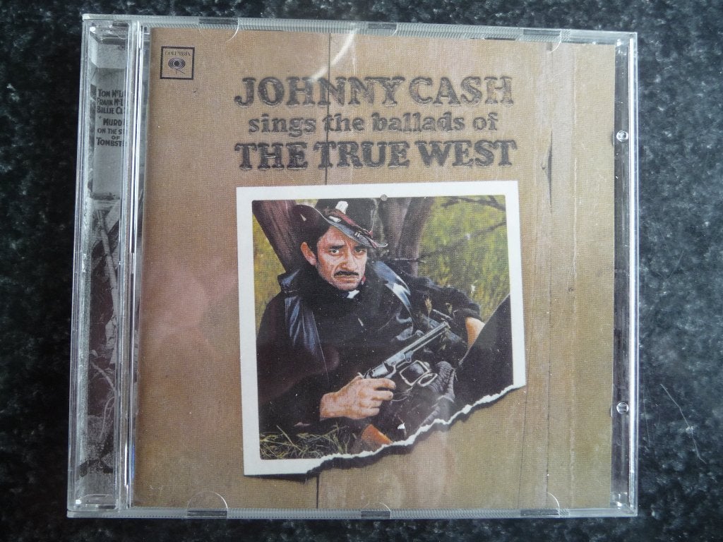 JOHNNY CASH - Sings the ballads of the true west, Ophalen of Verzenden, Gebruikt