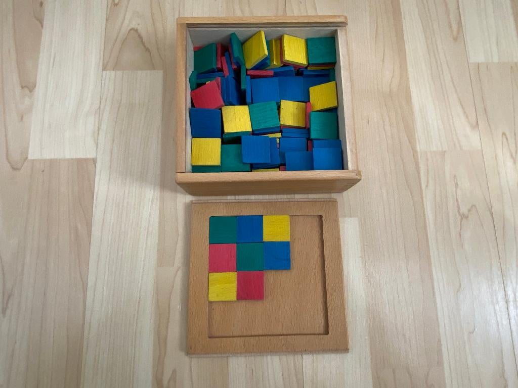 Houten mozaïek, Kinderen en Baby's, Speelgoed | Houten speelgoed, Ophalen of Verzenden, Gebruikt