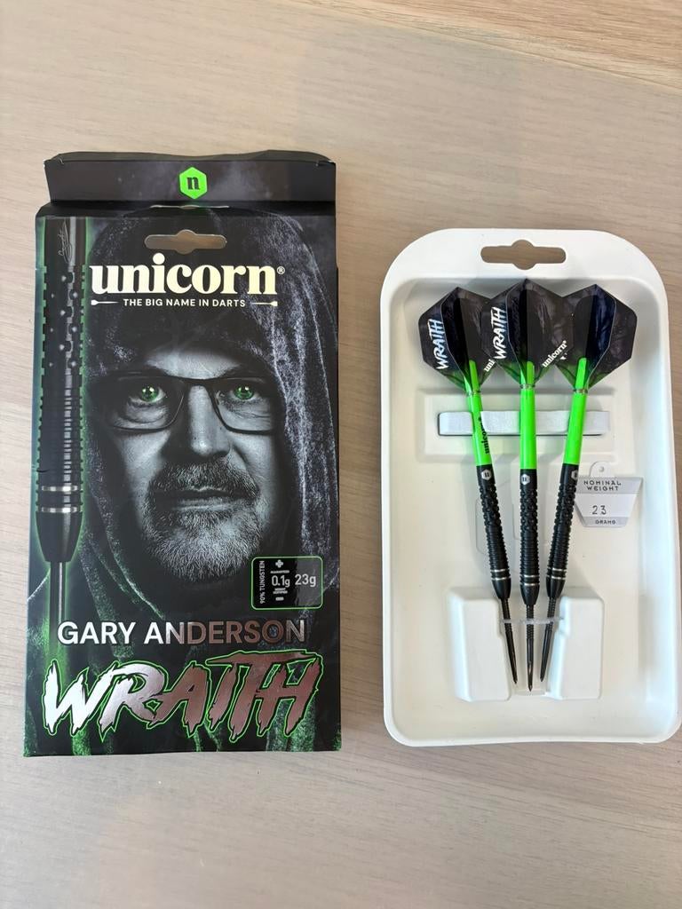 Gary Anderson Wraith - 23 gram, Ophalen of Verzenden, Zo goed als nieuw, Pijlen