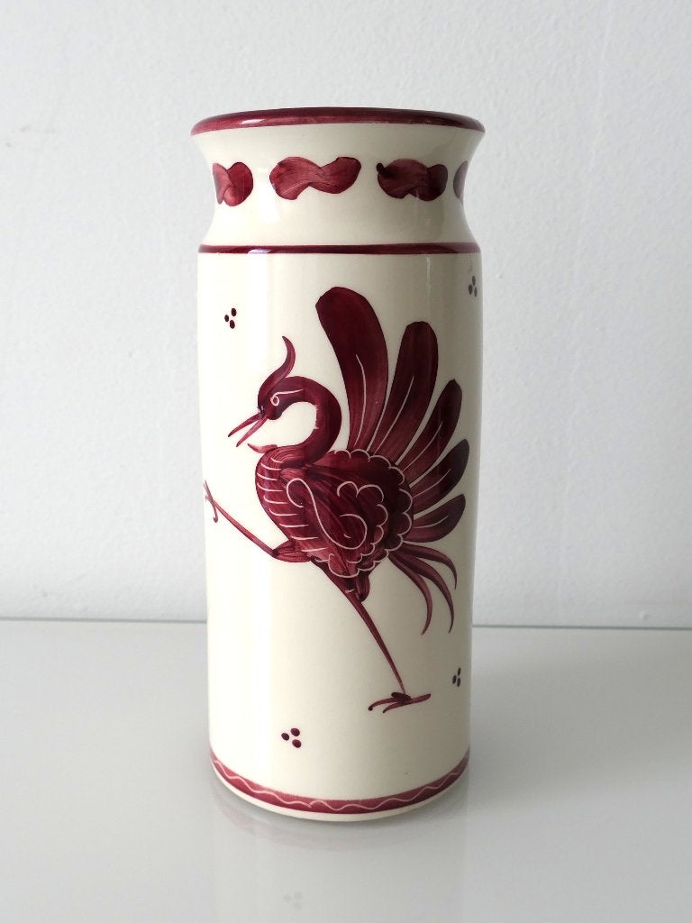 Vaas kraanvogel Antoinette Bosshard Bulle 1986, Ophalen of Verzenden, Zo goed als nieuw, Overige kleuren