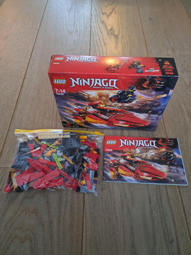 Lego Ninjago 70638 Katana V11 compleet met boekje en doos, Compleet, Gebruikt, Lego, Ophalen of Verzenden