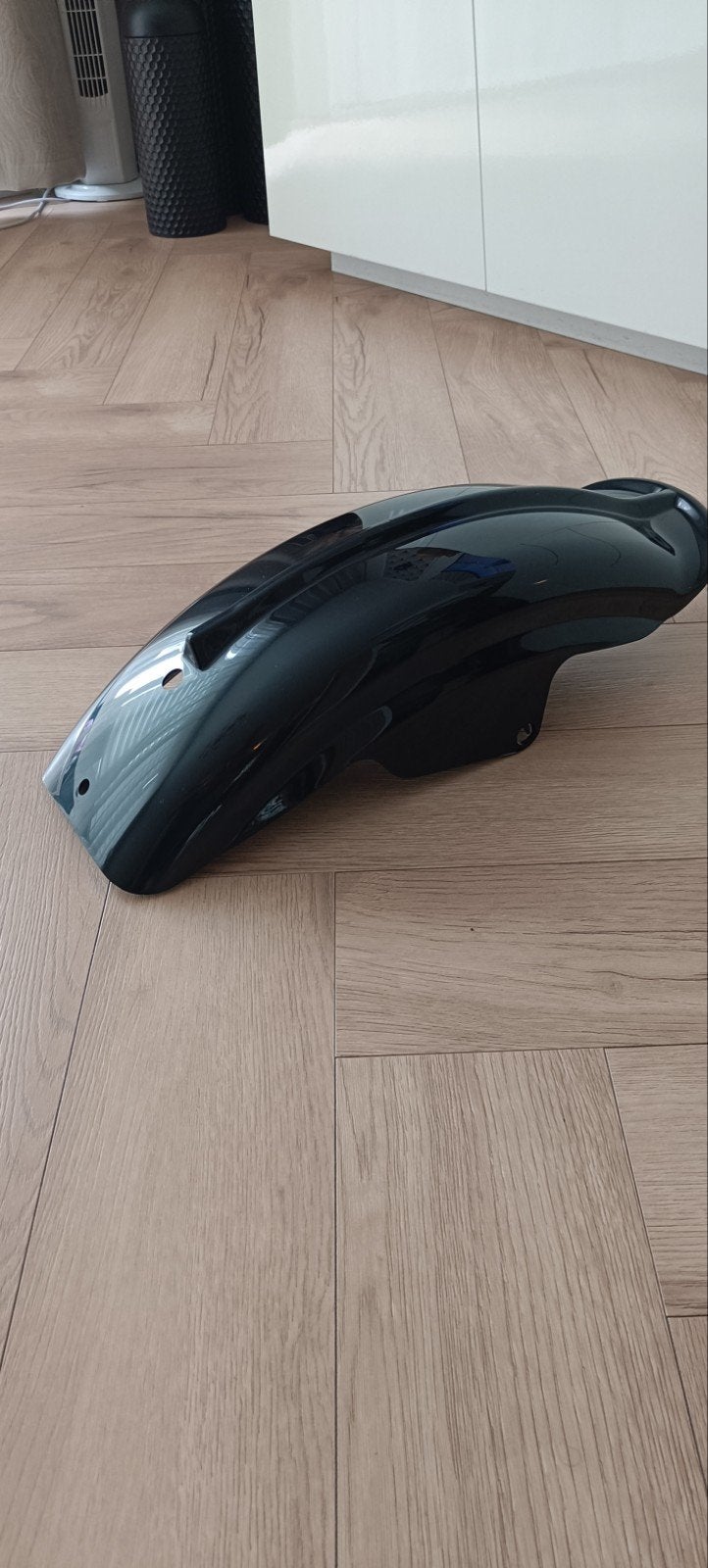 Zwart spatbord voor motorfiets, Motoren, Ophalen of Verzenden