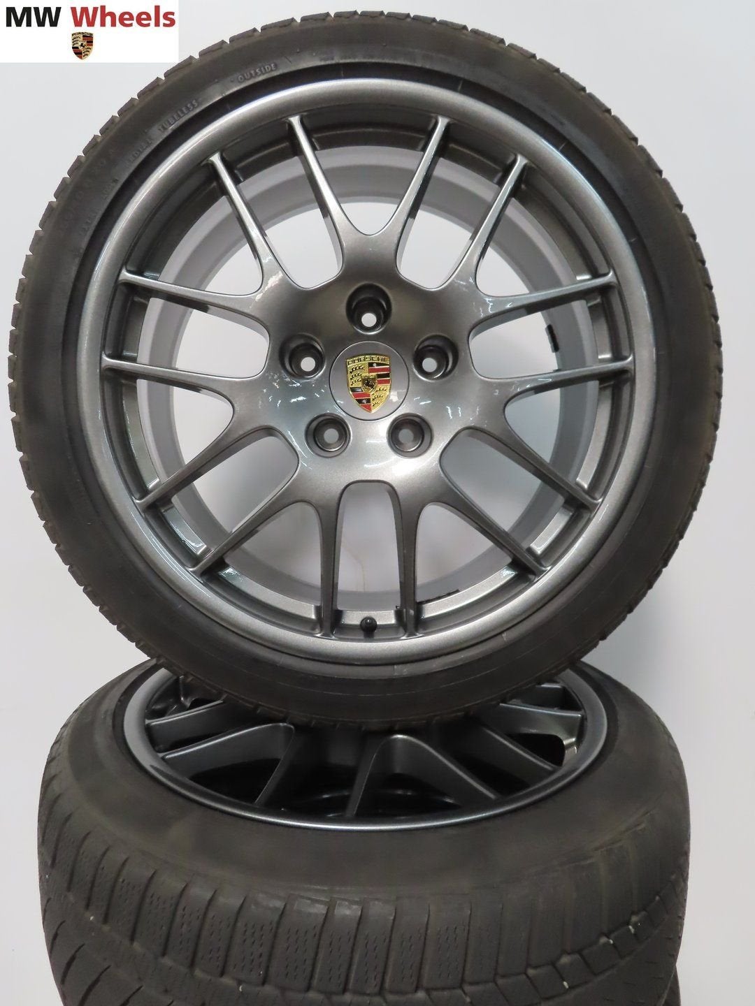 Porsche 20 inch Origineel Panamera velgen met winterbanden, Auto-onderdelen, Banden en Velgen, Gebruikt, 255 mm, -, -