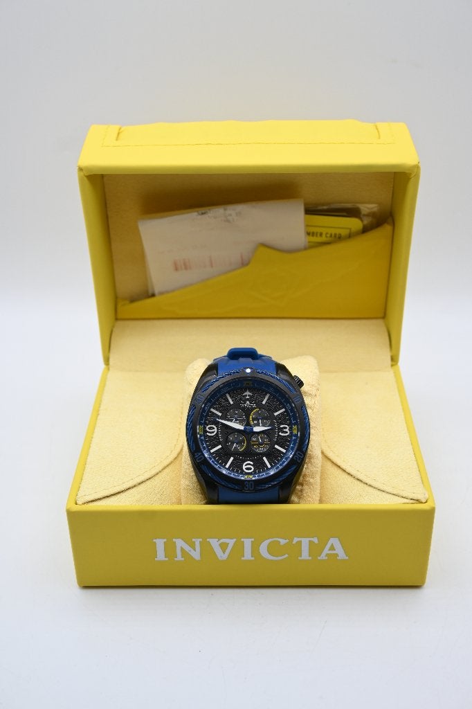 Invicta Aviator 28077 Quartz Horloge - Nette gebruikte staat, 1 Invicta Way, Hollywood, FL 33021, USA, Gebruikt, Blauw, Invicta