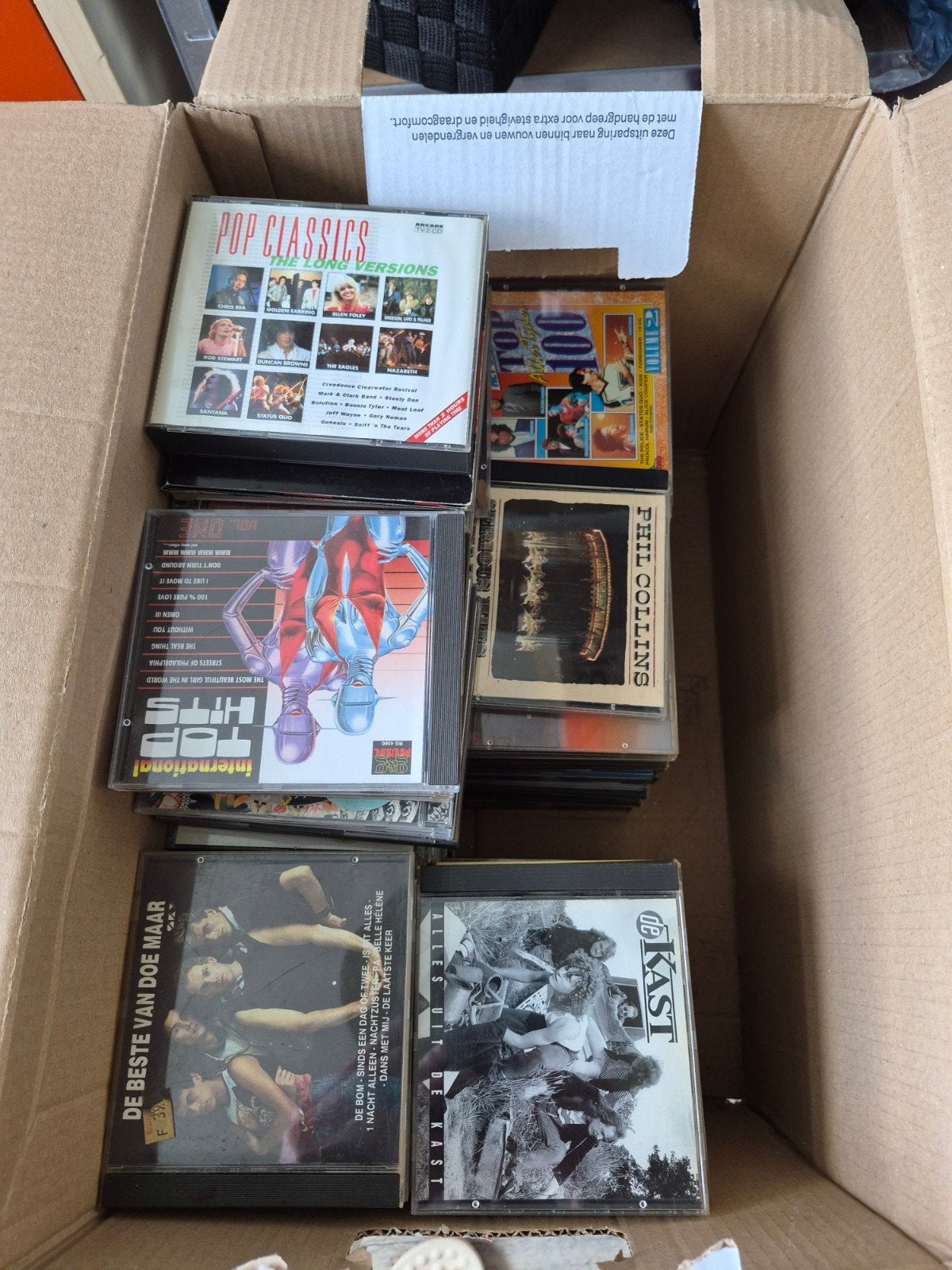 Diverse CD's: Pop Classics, Doe Maar, De Kast, Phil Collins, Ophalen, Gebruikt, Pop, Verzamelalbum