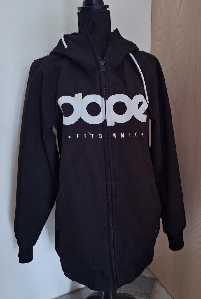 Dope snowboard/ski jas - Zwart - Maat XS - Zo goed als nieuw, Ophalen of Verzenden, Zo goed als nieuw, Maat 46 (S) of kleiner
