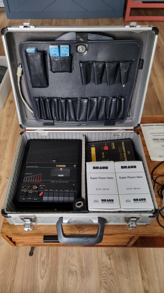 Vintage Nokia SL837 AV Stereo Recorder met accessoires, Ophalen of Verzenden, Bandrecorder, Met banden