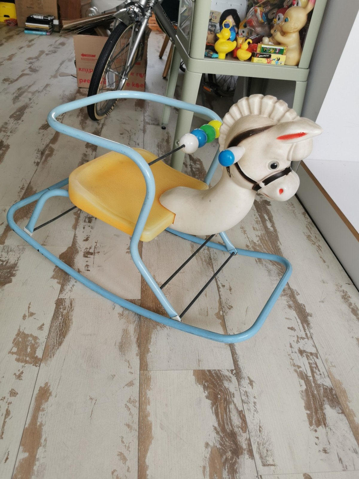 Vintage Hobbelpaard Jaren '60, Ophalen of Verzenden, Gebruikt