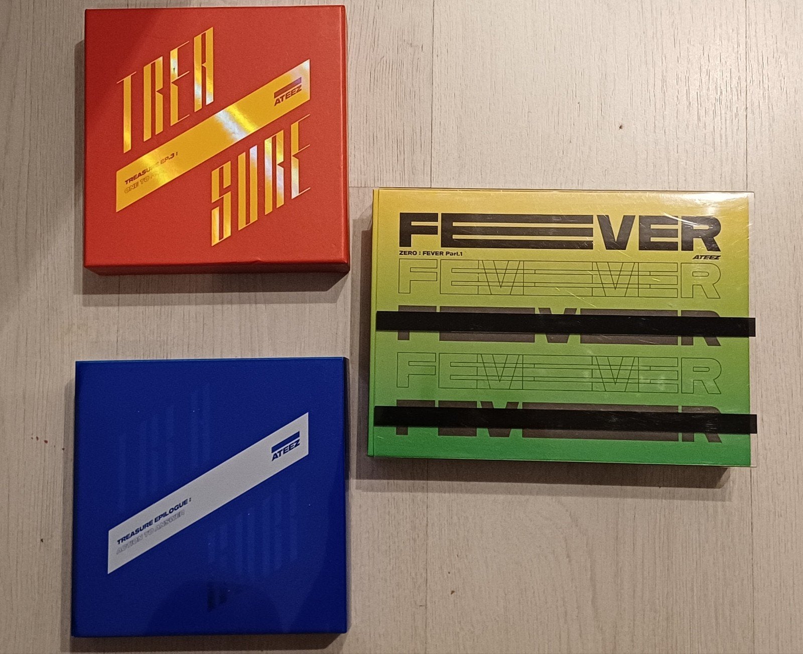 ATEEZ K-Pop Albums (3 stuks) - In Nieuwstaat, Cd's en Dvd's, Cd's | Overige Cd's, Zo goed als nieuw, Album, Inclusief boekje, Inclusief doosje