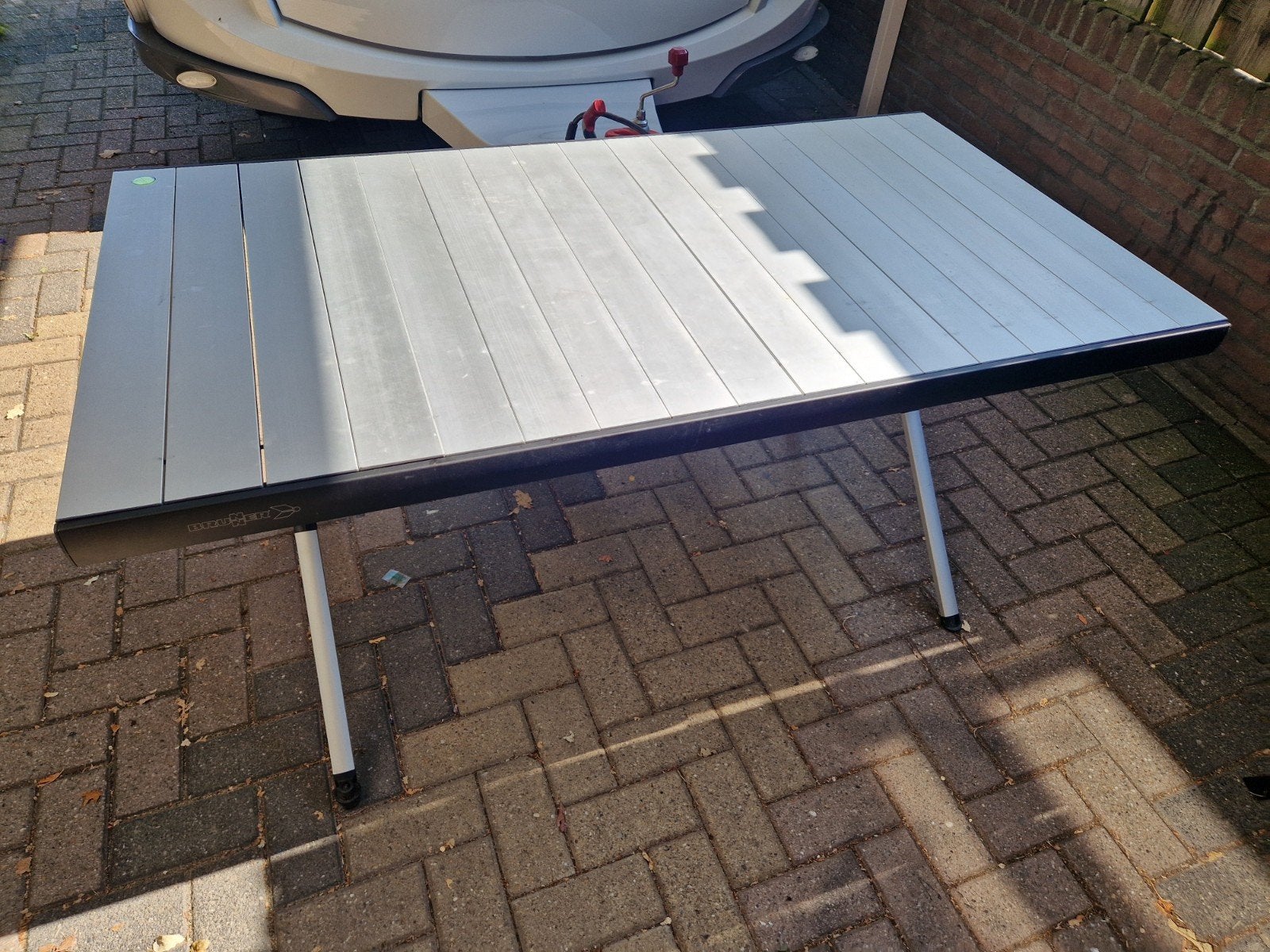 Brunner campingtafel, Caravans en Kamperen, Kampeermeubelen, Gebruikt, Campingtafel, Ophalen
