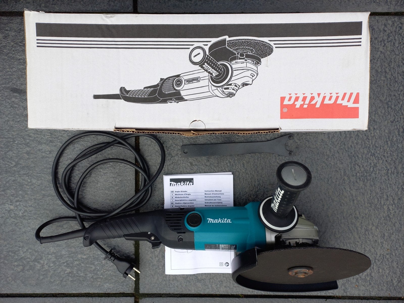 Makita haakse slijper, Ophalen, Zo goed als nieuw, 1000 watt of meer, Haakse handslijpmachine